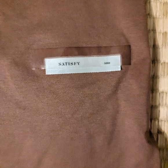 Satisfy Running Cult Member Auralite T-shirt Brown Men's Size 2 (Med) - Picture 4 of 7